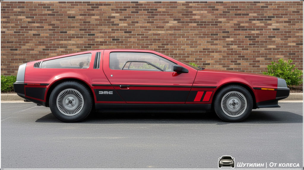 DeLorean DMC-12 вид сбоку