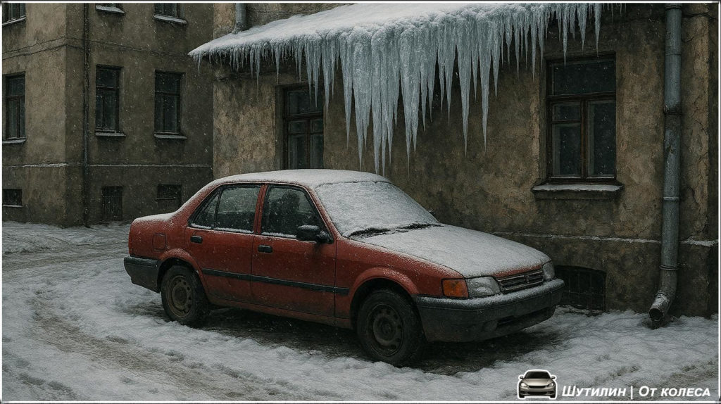 Парковка под карнизом