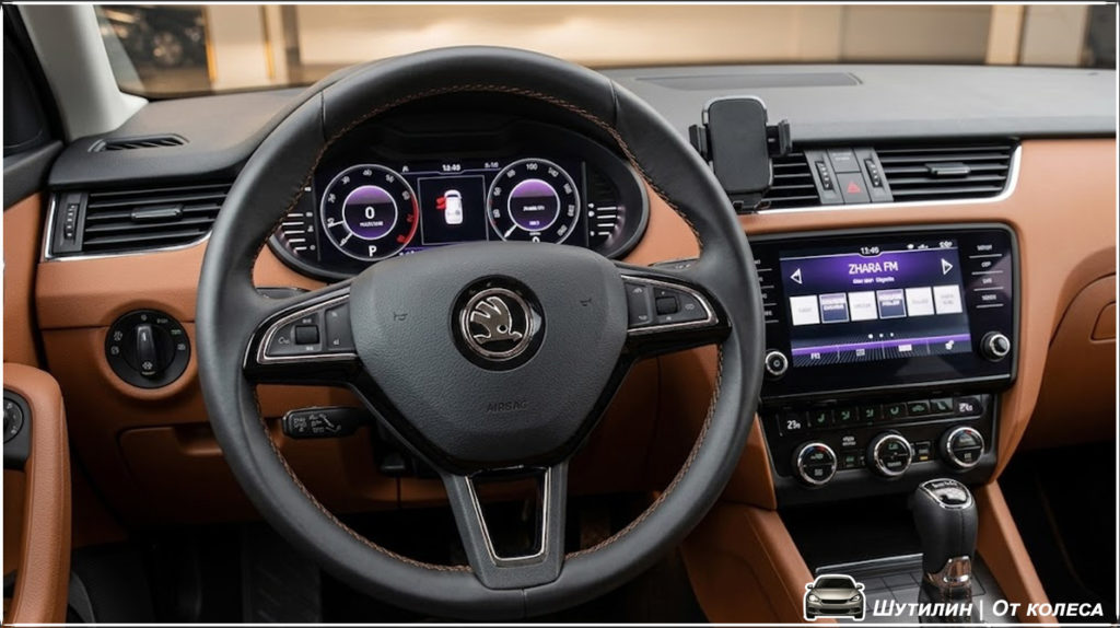 skoda octavia a7 салон