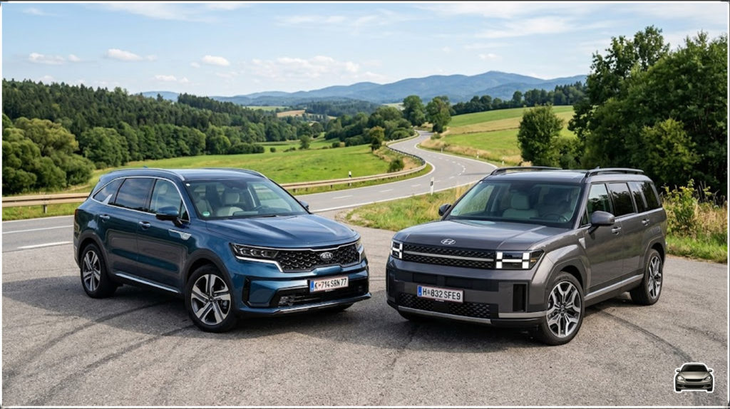 Kia Sorento и Hyundai Santa Fe